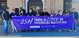 Manifestación del Día Internacional Contra la Violencia de Género en Santa Fe